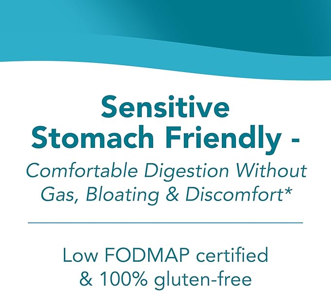 Tomorrow's Nutrition Sunfiber Prebiotic Fiber Supplement for Digestive Health Low FODMAP Gluten-Free Unflavored 90 Servings