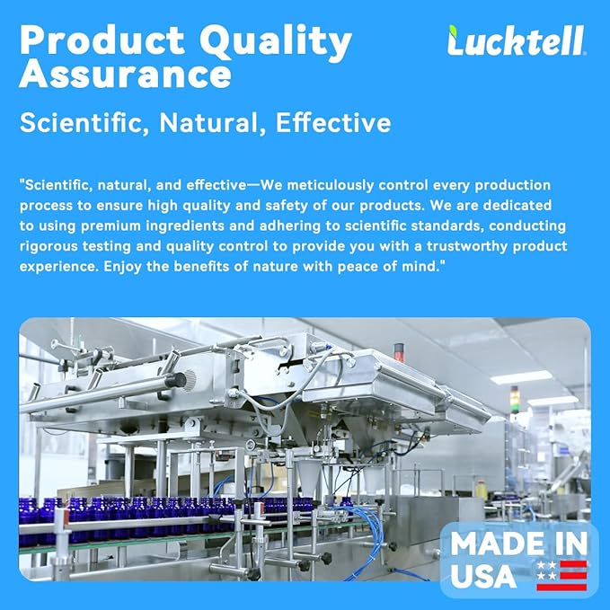 LuckTell Sleep Aid for Adults GABA 400mg Comfortable Sleep Non-Habit Forming Sleep Supplement 60 Capsules 30-Day Supply