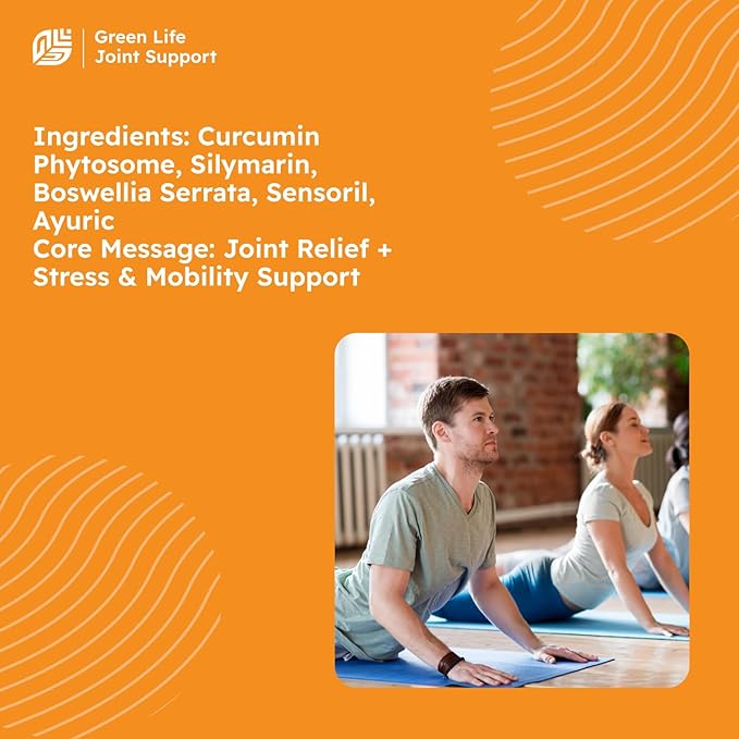 Move Easy Joint Support Supplement Turmeric Curcumin with Boswellia and Silymarin 60 Tablets