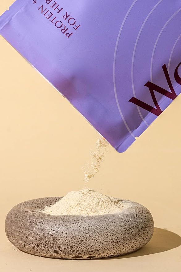 WeNatal Prenatal Protein+ for Her Protein Powder with Choline Methylated Folate B12 Iron Free 20g Clean Protein for Pregnancy Postpartum Breastfeeding Fertility Support Vanilla 20 Servings