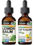 BIO KRAUTER Lemon Balm Tincture 2 Fl. Oz. &amp Cat's Claw Tincture 2 Fl. Oz.