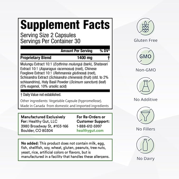 Healthy Gut Magnesium-HP 90 Capsules and BeSerene Daily 60 Capsules