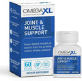 OmegaXL Joint Support Supplement for Relief - Natural Muscle Support Green Lipped Mussel Oil Soft Gel Pills Drug-Free 60 Count