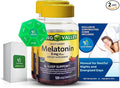Melatonin 5Mg 120 Gummies Sleep Support (2 Pack) with Bundle Exclusive Better Ligth&ampSpring Guide