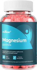 Magnesium Glycinate Gummies | 10 Forms of Magnesium + Vitamin D3 &amp Zinc | 60 Gummies | Supports Relaxation Focus (1PCS)