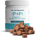 Prebiotic &amp Probiotic for Dogs – Digestive &amp Gut Health Chews – Natural Duck Flavor 90 Count – with Bacillus Subtilis Vitamin B12 &amp Folic Acid – Supports Immune &amp Digestive Health
