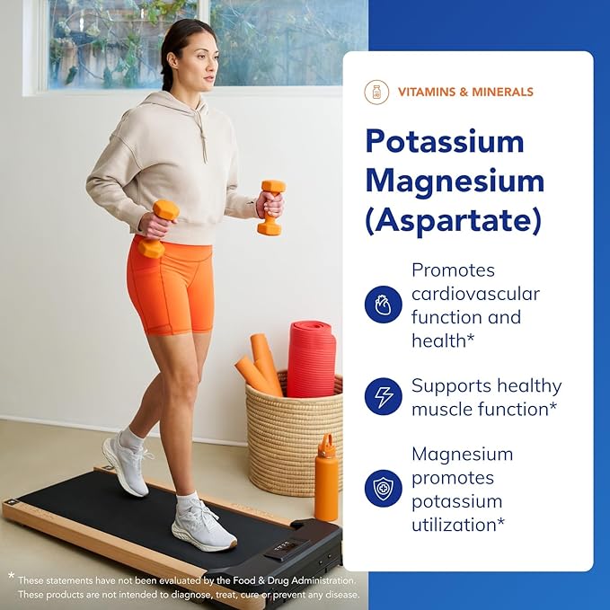 Pure Encapsulations Potassium Magnesium (Aspartate) | Supplement to Support Heart Muscular Bone and Nerve Health* | 180 Capsules