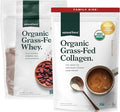 Natural Force Organic Clean Collagen Peptides Powder Unflavored 32 oz Whey Protein Powder – Chocolate 1 lb