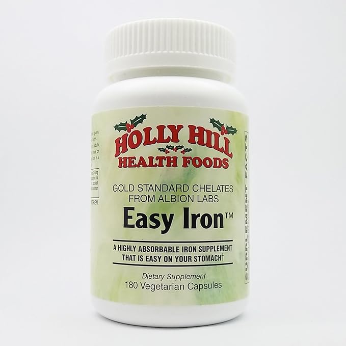 Holly Hill Health Foods Easy Iron 180 Vegetarian Capsules