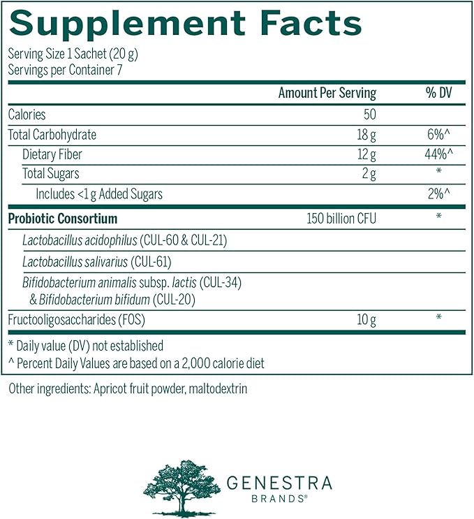 Genestra Brands HMF Replete | Probiotic Formula to Support Healthy Gut Flora | 7 Sachets