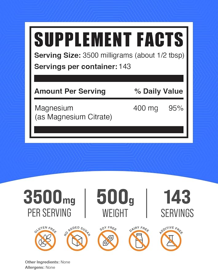 Magnesium Citrate 500g + Potassium Citrate 500g Bundle