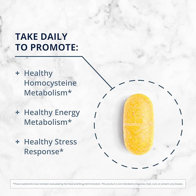 Metagenics Vitamin B-Complex + HerWellness Recharge Overnight - Energy Support &amp Healthy Stress Response - With Vitamin B6 &amp B12 - Vegetarian &amp Gluten-Free - 60 Tablets + Women's Sleep Sup