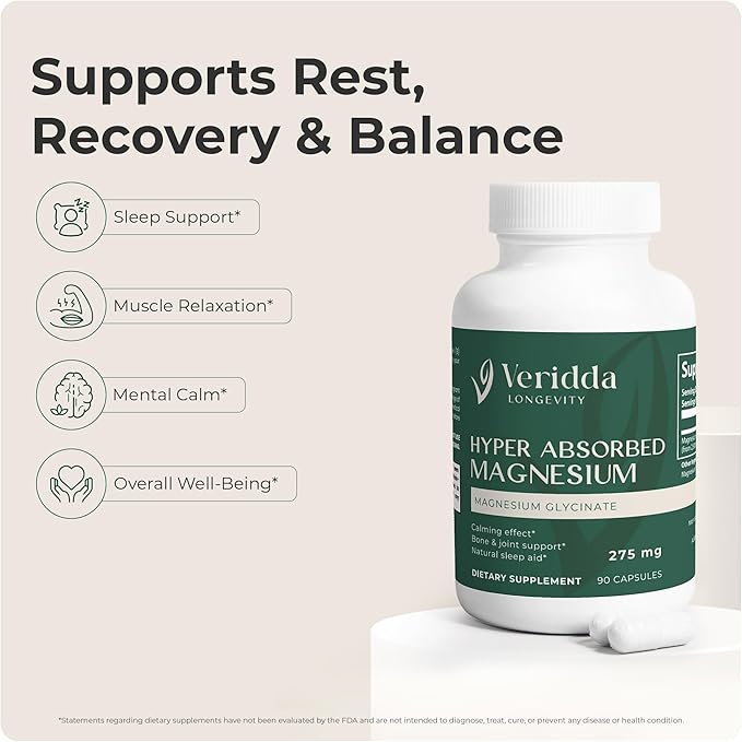 Immunity &amp Inflammation Defense Duo-Vitamin D3 2000 IU Softgels Bone &amp Immune Support100 Softgels and Hyper Absorbed Magnesium Glycinate 275 mgNatural Sleep Aid90 Capsules