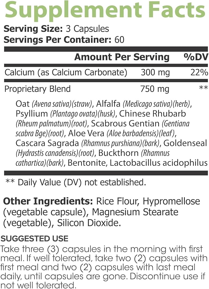 Lumen Naturals Colon Care Parent (180 Count (Pack of 1))