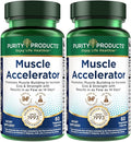 Purity Products Muscle Accelerator 650 mg Patented &amp Clinically Tested Muscle Accelerator Blend of Ayurvedic Herbal Extracts Promotes Strength Endurance + Muscle Growth - 60 Veg Caps (2)