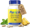 Flexcin Joint Health &amp Mobility Formula with CM8 (Cetyl Myristoleate) - Joint Supplements for Men and Women with Glucosamine MSM Collagen Type II - 90 Capsules
