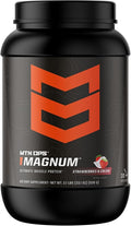 MTN OPS Magnum Strawberries &amp Cream Protein Powder 23g of Whey Isolate Protein &amp Milk Protein with BCAAs Zero Sugar &amp Gluten Free 30-Servings