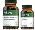 GAIA HERBS PRO Ashwagandha 700 for Immune Support* &amp PRO GI Stress with Holy Basil Lemon Balm &amp Chamomile – Vegan Herbal Supplements for Stress Digestion &amp Wellness* – Bundle (Pack of 2)