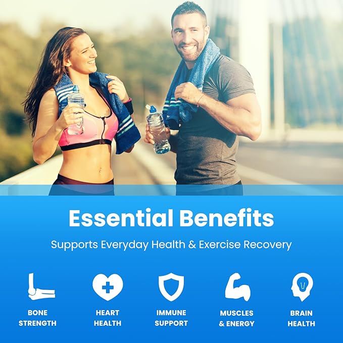 NutraChamps Complete Bone &amp Metabolic Support : Magnesium Zinc D3 &amp Berberine Duo