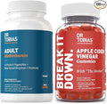 Dr. Tobias Adult Multivamin &amp Apple Cider Vinegar Gummies Supports Energy Immunity &amp Gut Health with 42 Fruits &amp Vegetables Plus Probiotics Cludes The Mother FOlate B12
