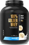Maxler 100% Golden Whey Protein - 24g of Protein per Serving - Whey Protein Powder for Pre Post Workout - Fast-Absorbing Whey Concentrate Isolate &amp Hydrolysate Blend - Vanilla Ice Cream 5 lb