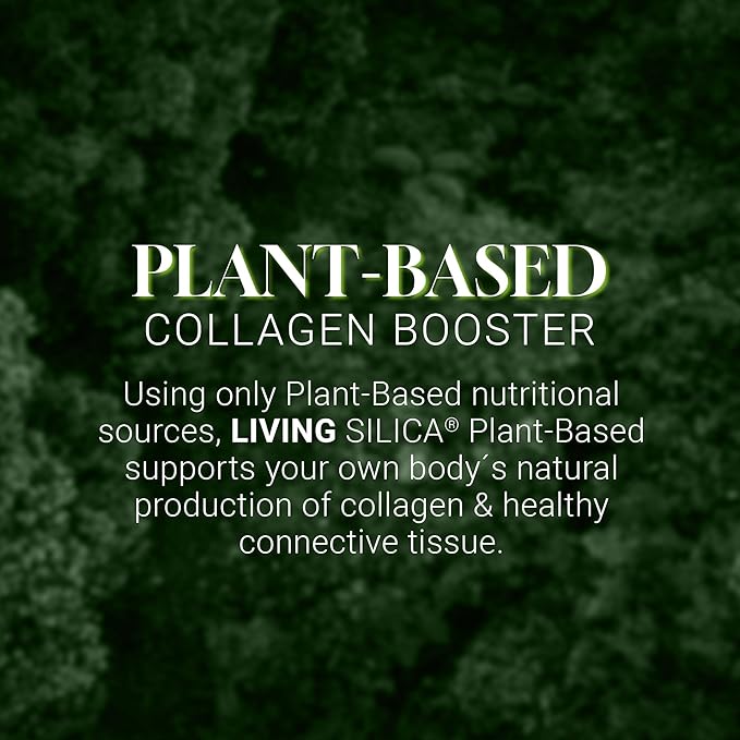 Living Silica Plant Based Collagen Booster | Vegan | Supports Healthy Collagen and Elastin Production for Joint &amp Bone Support Glowing Skin Strong Hair &amp Nails 500 ml | 16.9 Fl Oz