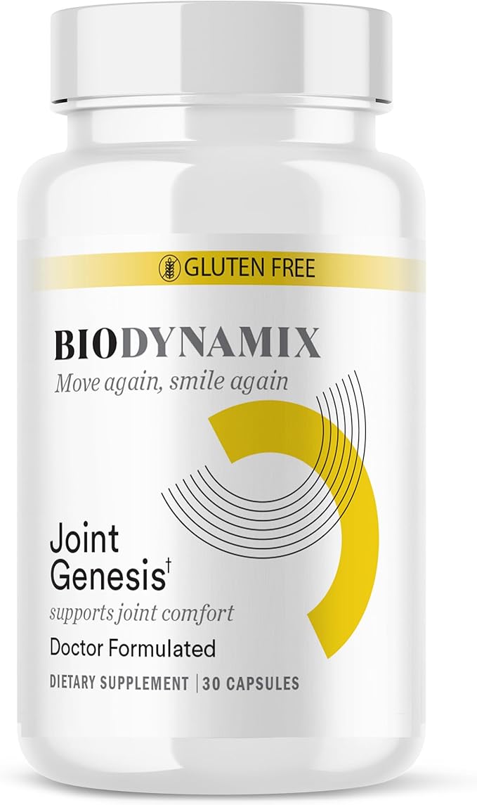 Joint Genesis - Joint Support Supplement - with Mobilee and Boswellia Serrata - for Comfortable Flexible Joints - 30-Day Supply