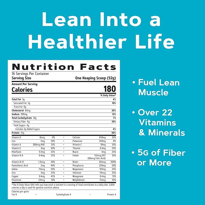 GNC Total Lean Lean Shake 25 - Rich Chocolate (16 Servings)