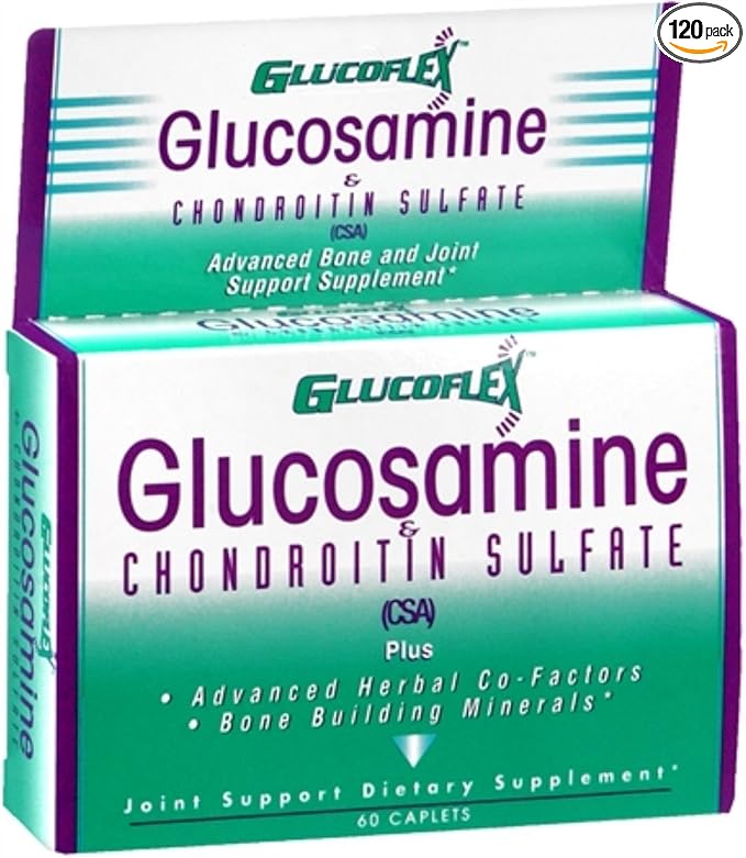 Glucoflex Glucosamine Chondroitin Sulfate Caplets 60 Caplets (Pack of 7)