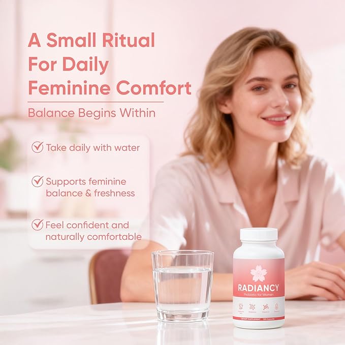 Vaginal Probiotics for Women Vaginal Health - Vaginal Dryness &amp Ph Balance with Lactobacillus Strains Cherry Blossom Extract Hyaluronic Acid Vitamin C 120 Count
