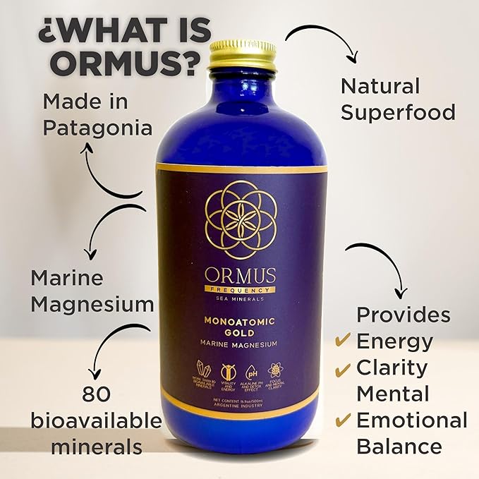 ORMUS/MONOATOMIC Gold (with More Than 80 bioavailable Minerals) + Frequency Solution(zinc Supplement) + Detox Tablets with Zeolite shungite Activated Charcoal &amp sea Minerals