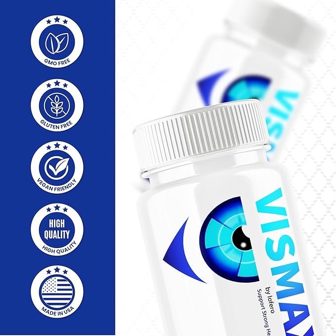 (3 Pack) Vismax Revive Capsules Vis Max Premium Vision Supplement Vitamin Supplement Pills Premium All-Natural Ingredients Advanced Formula for Eyesight Focus Visual Sight Overall Wellness (180 ct)