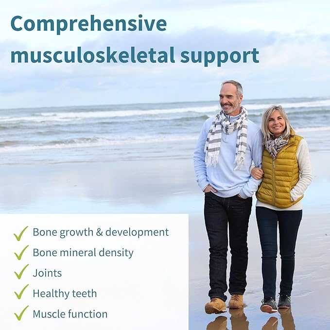 Vegan Collagen Protein Powder + Calcium &amp Magnesium Complex Vegan Bundle Comprehensive Bone Support by Igennus