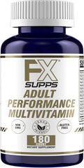 FXSUPPS Performance Multi-Vitamin with Amino Acids Beta-Alanine and L-Carnitine Enhanced Performance and Recovery 180 Tablets - Made in USA