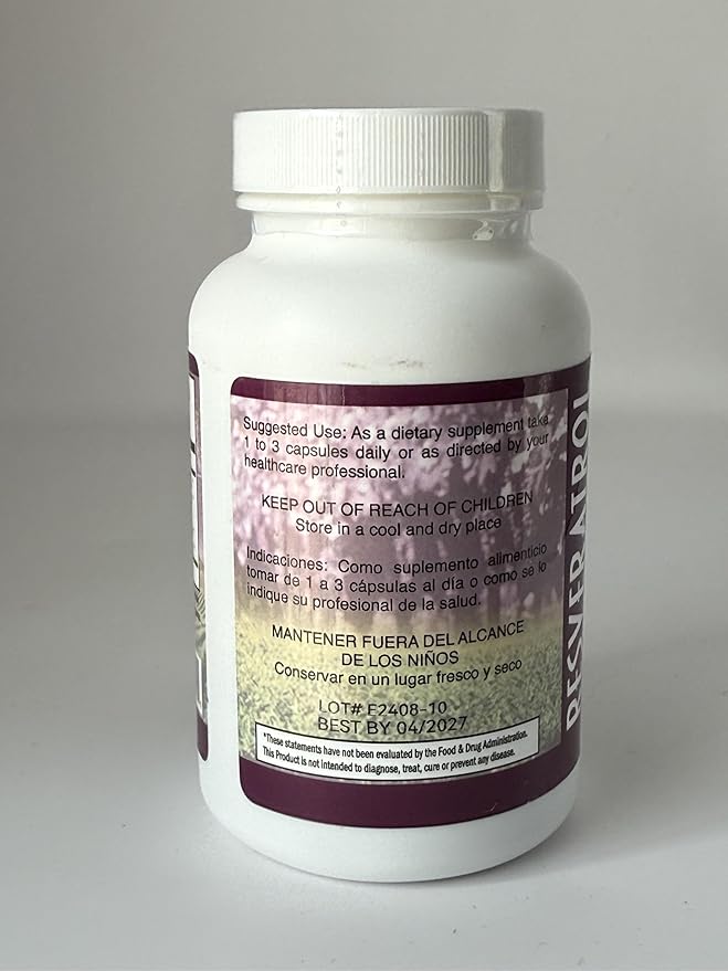 RESVERATROL 90 Capsules
