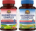 Vitalitown Ultimate Magnesium Bundle (Pack of 2) | Magnesium 4-in-1 Complex (Item 1) &amp Magnesium 10-in-1 Complex (Item 2) | 120 + 90 Capsules