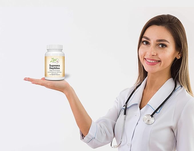 Zen Supplements - Suprema-Dophilus - 5 Billion CFU Probiotic - 8 Strains - Shelf Stable and Acid Resistant - Supports Gastrointestinal &amp Immune Health 120-Caps