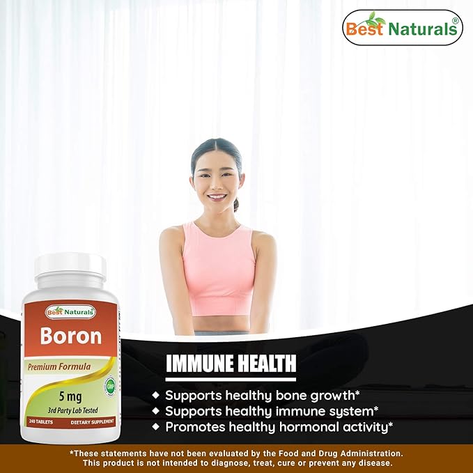 Boron 5 mg &amp Zinc Citrate 30 mg