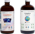 LIQUIDHEALTH Adult Complete Multiple &amp Children's Complete Multiple Daily Liquid Multivitamin Bundle for Family - Support Overall Health Boost Immune System - Made in USA Whole Foods Vegan Non