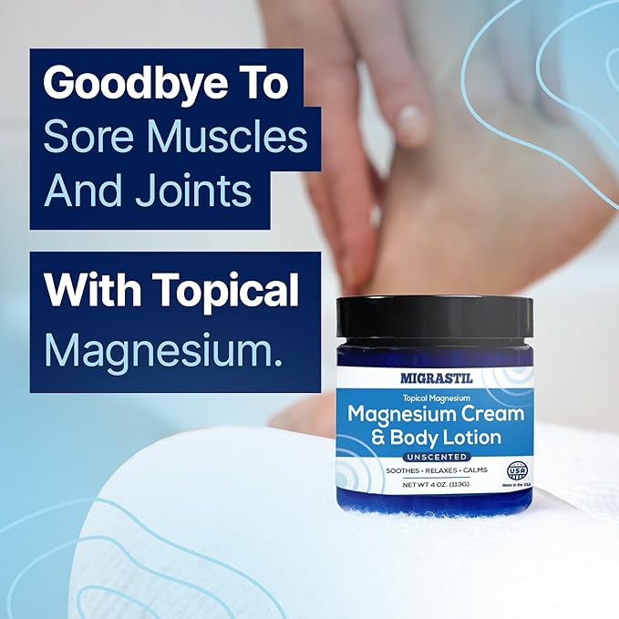 Topical Magnesium Cream &amp Lavender Magnesium Cream Bundle