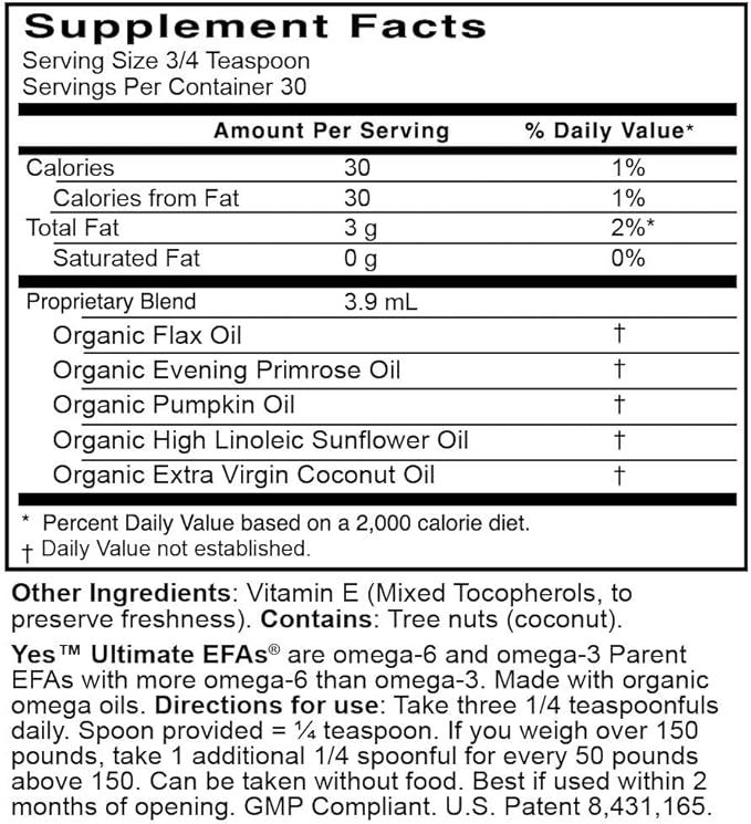 YES Plant Based Omega 3 &amp 6 Supplement – Burpless Fish Oil Alternative – DHA EPA SDA for Heart &amp Immune Support – Liquid 4oz
