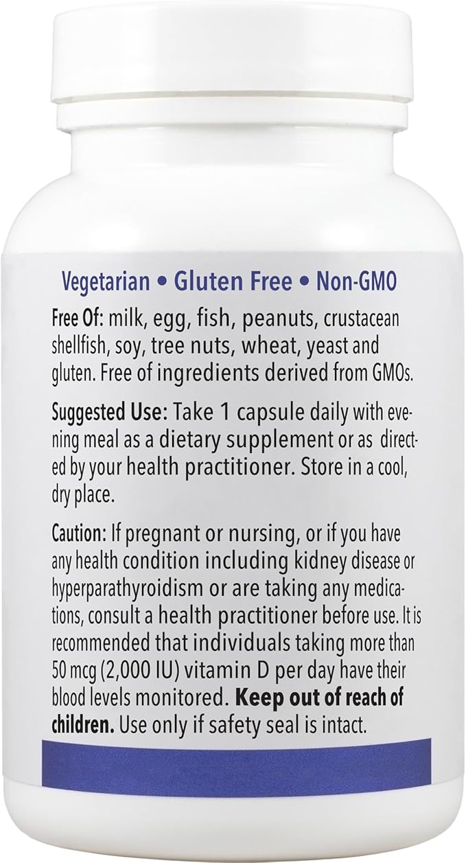 Patient One Vitamin D3 5000 IU | Supplement to Support Immune Heart and Bone Health* | Absorbable Cholecalciferol Form | 120 Capsules | 2 Pack