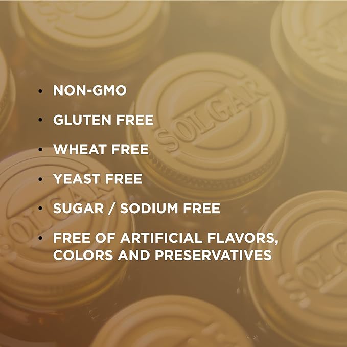 Solgar Folate 1000 mcg - 120 Tablets - 1000 mcg Bio-Active Metafolin - Vegan Gluten Free Dairy Free Kosher - 120 Servings