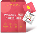 Women's Total Health Daily Vitamin Packs - All in One Multivitamin for Women Essential Vitamins &amp Minerals for Energy Stress Digestion &amp Gut Health Female Wellness Supplement 30 Packets