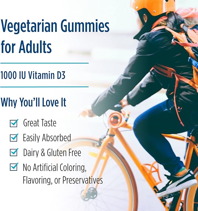 Nordic Naturals Pro Vitamin D3 Gummies Wild Berry - 120 Gummies - 1000 IU Vitamin D3 - Great Taste - Healthy Bones Mood &amp Immune System Function - Non-GMO - 120 Servings