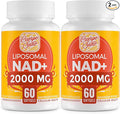 2000 MG NAD Supplement Liposomal NAD+ with High Absorption More Efficient Than Nicotinamide Riboside Pure &amp Plus Boosting Supplement Aging Defense Metabolism &amp Cellular 120 softgels