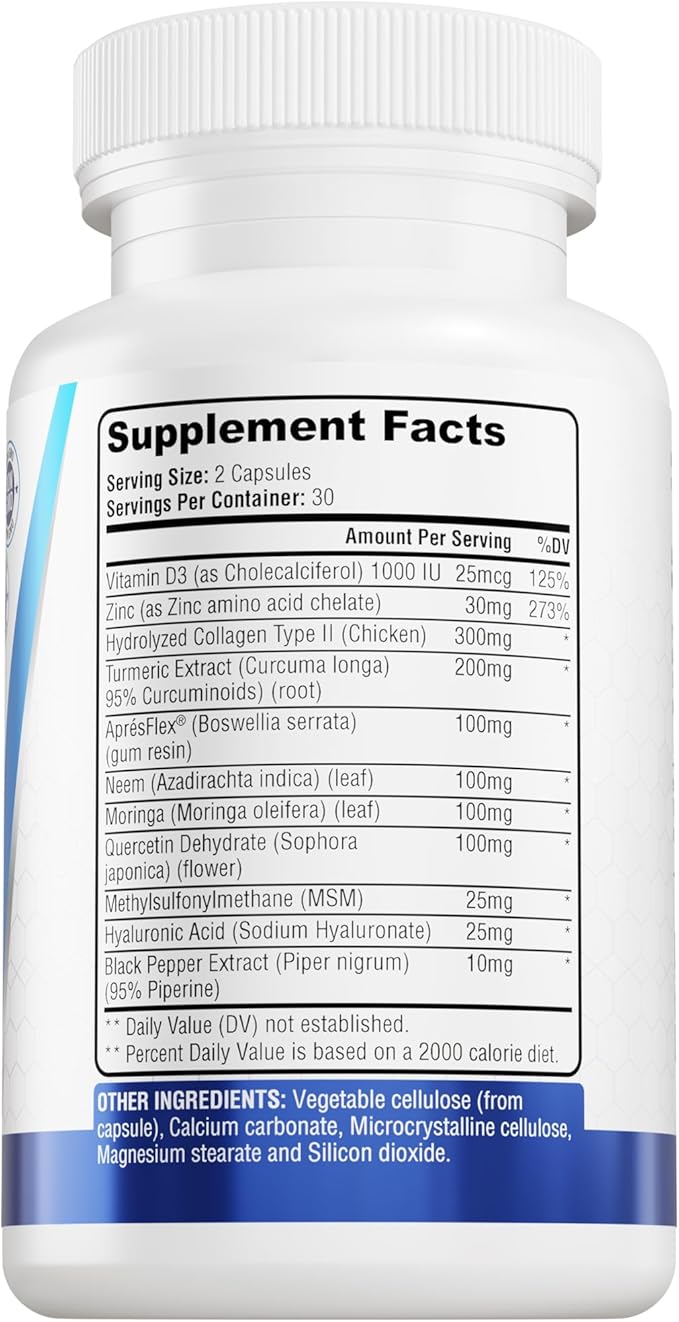Superior Breakthrough Healing for Ultimate Joint Support Soreness Muscle Aches. Tumeric Based Formulation All Natural Encapsulated Remedy.