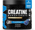 All Black Everything Creatine Monhydrate | 60 Servings | Blue Razz | Micronized Amino Acid Powder | Support Muscles | Cellular Energy | Cognitive Function | Gluten-Free and Keto Friendly