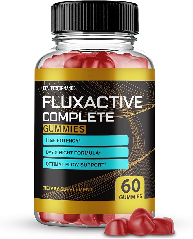 Fluxactive Complete Gummies Flux Active Complete Max Strength New Ingredients (60 Gummies)