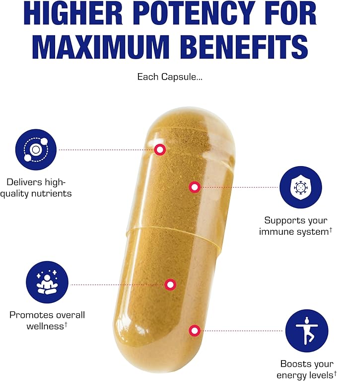 Superfood Based Potent Antioxidant Supplement - Broad Spectrum Herbal Antioxidant Blend with Polyphenols Proanthocyanidins and Green Tea Catechins for Daily Wellness and Immune Support - 30 Servings